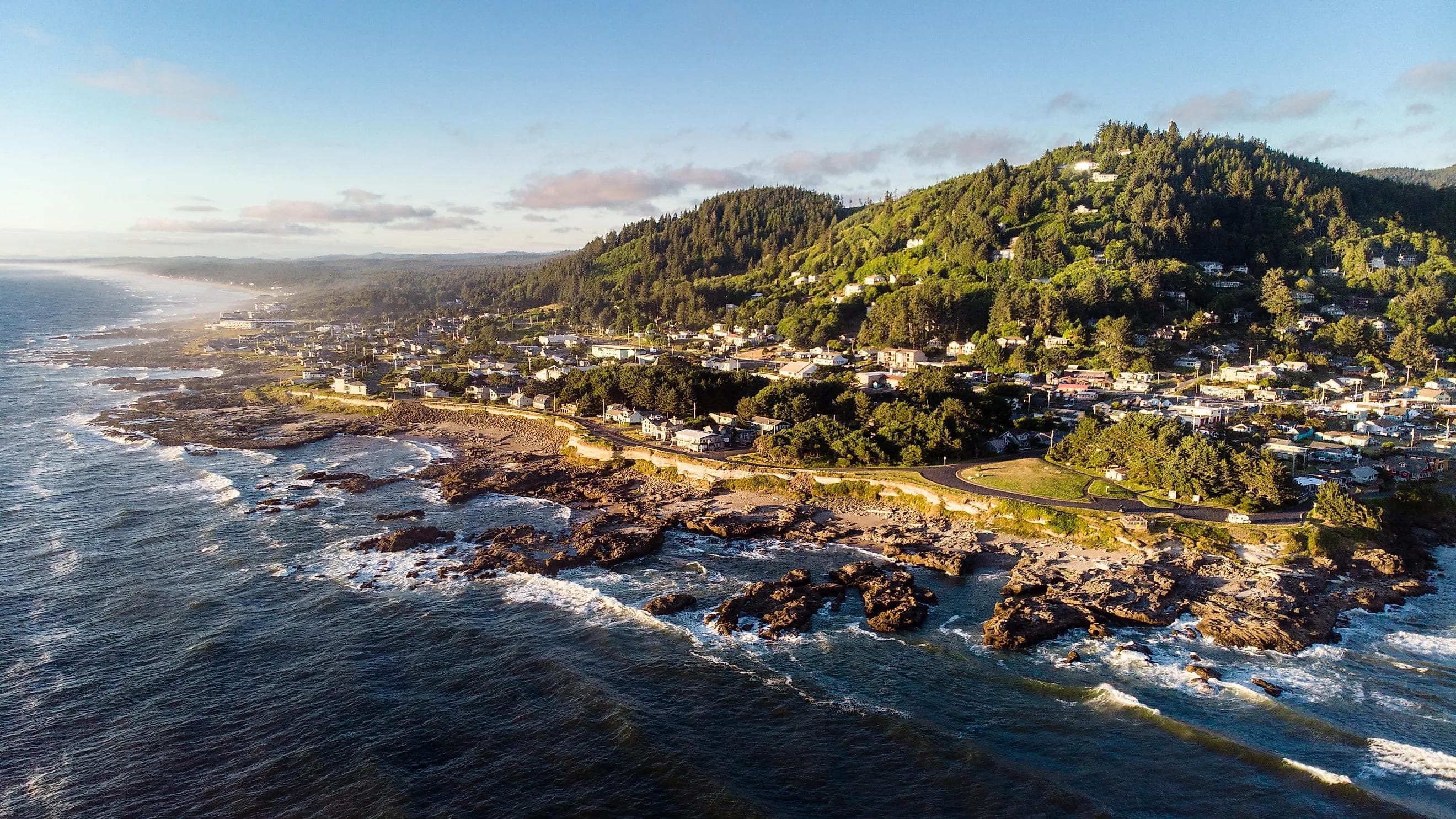 Coastal view of Yachats